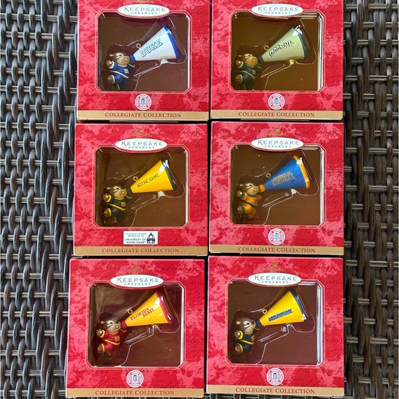 Hallmark Other - HALLMARK Keepsakes 1999 Collegiate Collection’ MIB Group of 6 Ornaments - OS